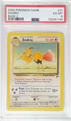 V1851: 2000: Dodrio: 37/130: Base 2: Game: PSA: 6: EX-MT: 102261149